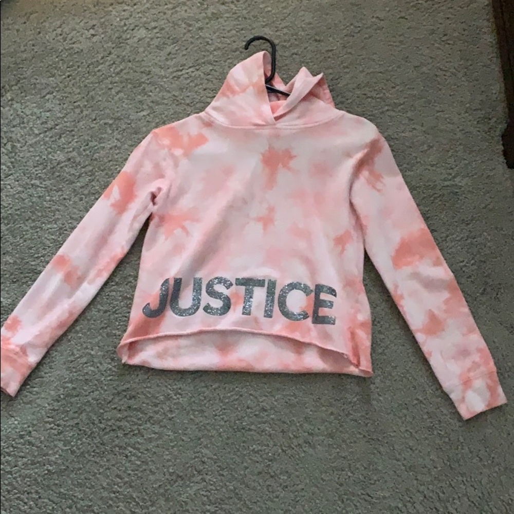 Justice Pink Crop Top